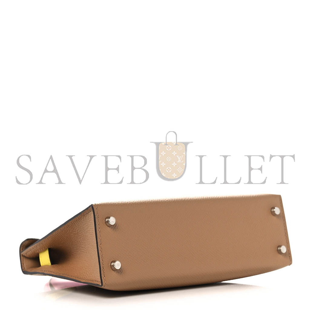 H**mes epsom mini kelly ii three color combinations (19*12*5.5cm)